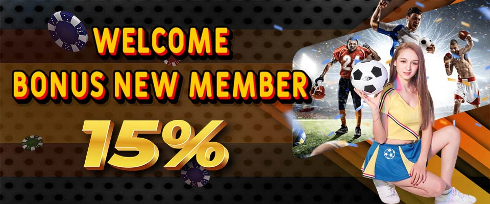 WELCOME BONUS NEW MEMBER SPORTBOKS 15% - AZGAMING388