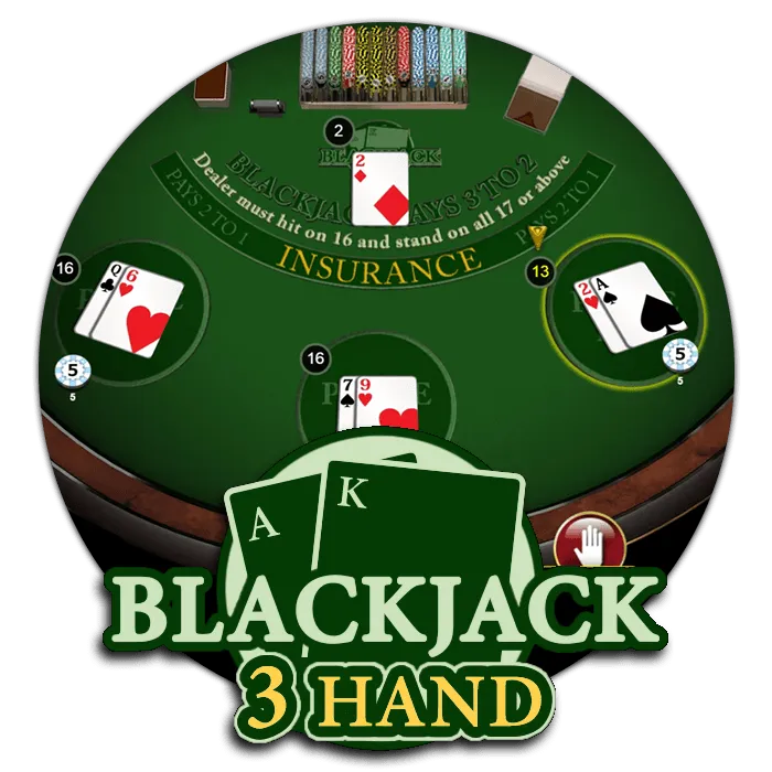 Blackjack 3 Hand - AZGAMING388