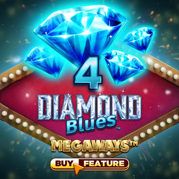Microgaming : 4 Diamond Blues&trade; - Megaways&trade; - AZGAMING388