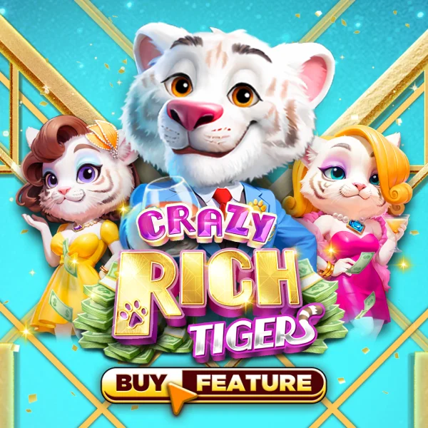 Microgaming : Crazy Rich Tigers - AZGAMING388